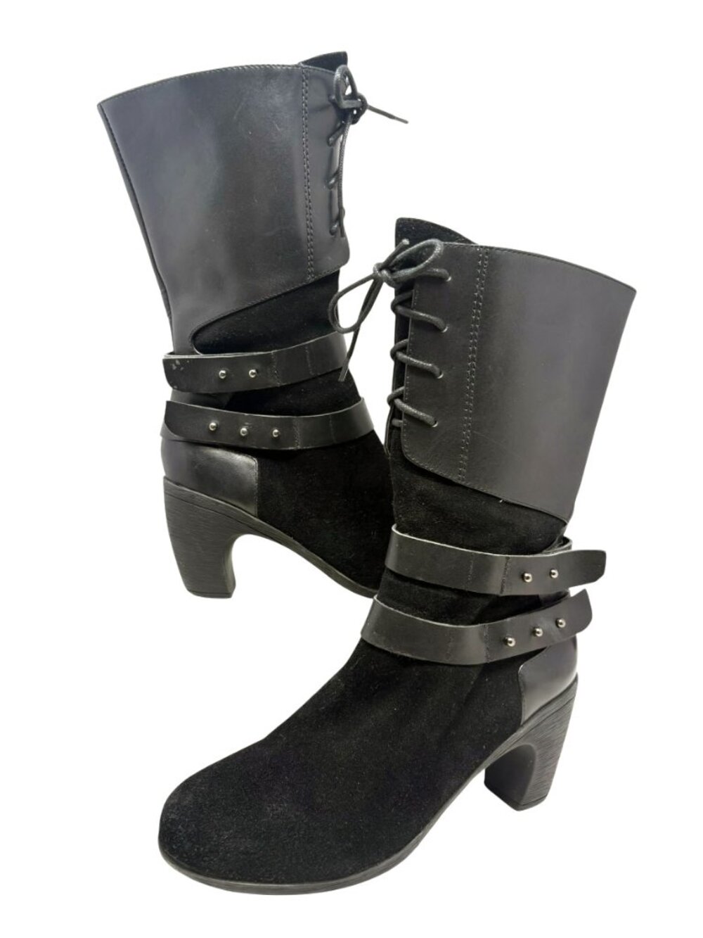 ANTELOPE Leather & Suede Waterproof Mid Calf Boots